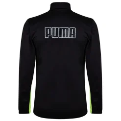 Fitness And Gymwear*Puma Mens Finesse Performance Quarter Zip Drill Top in Black