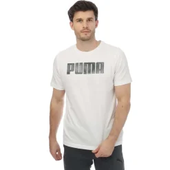 T-Shirts And Vests*Puma Mens Sportstyle Logo T-Shirt in White
