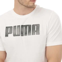 T-Shirts And Vests*Puma Mens Sportstyle Logo T-Shirt in White