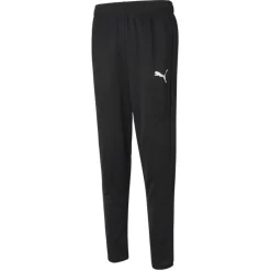 Trousers*Puma Mens Tapered Tracksuit Bottoms in Black