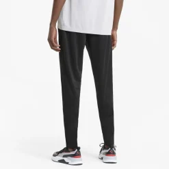 Trousers*Puma Mens Tapered Tracksuit Bottoms in Black