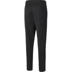 Trousers*Puma Mens Tapered Tracksuit Bottoms in Black