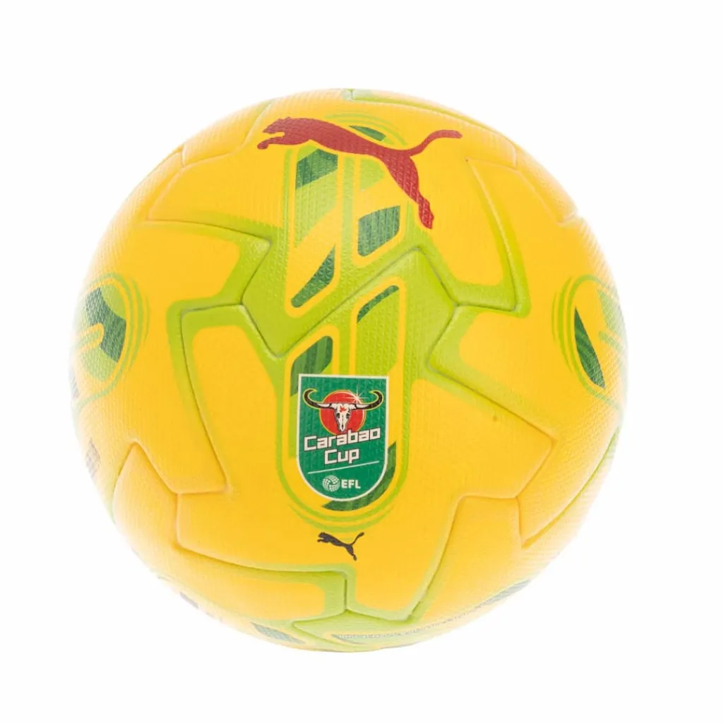 Assorted*Puma Orbita Caraboa Cup Football in Yellow