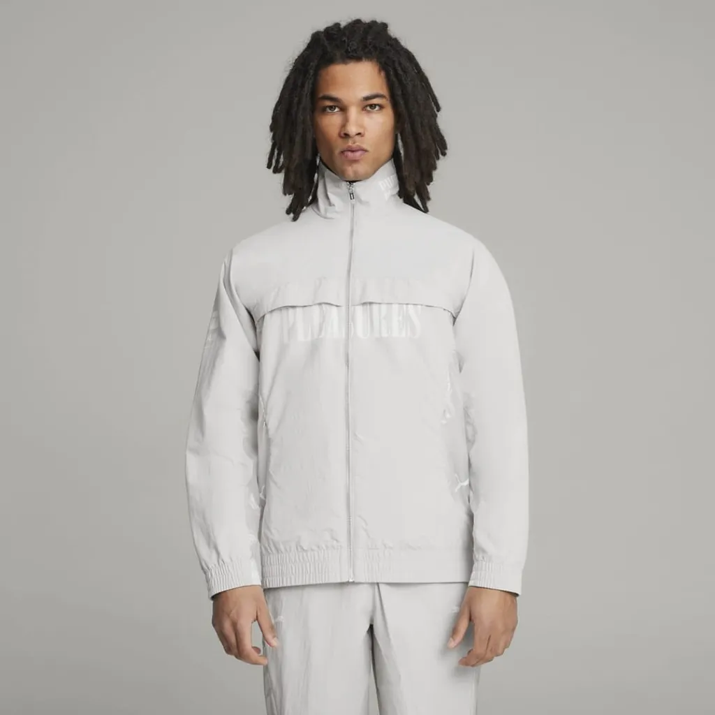 Tracksuits*Puma Pleasures Cellerator Track Jacket in Grey