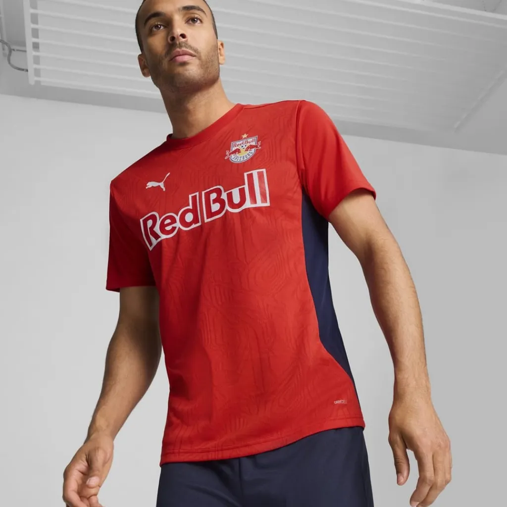 Football And Rugby Clothing*Puma Red Bull Salzburg Training Shirt 2024 2025 Adults in Red