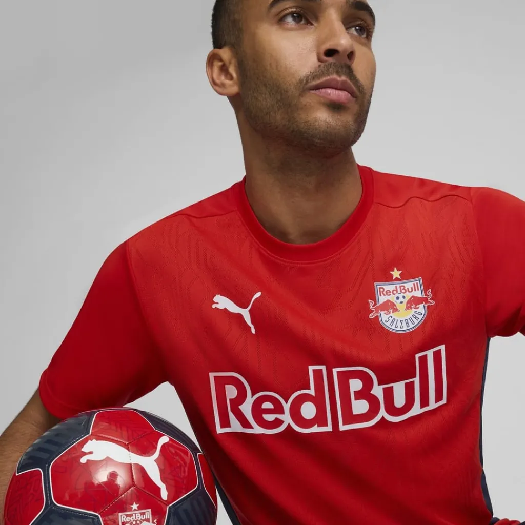 Football And Rugby Clothing*Puma Red Bull Salzburg Training Shirt 2024 2025 Adults in Red