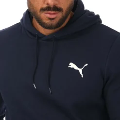 Fitness And Gymwear|Assorted*Puma Small Logo Hooded Sweat in Navy
