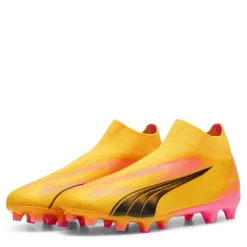Football Boots*Puma Ultra Match Laceless Firm Ground Football Boots in Orange