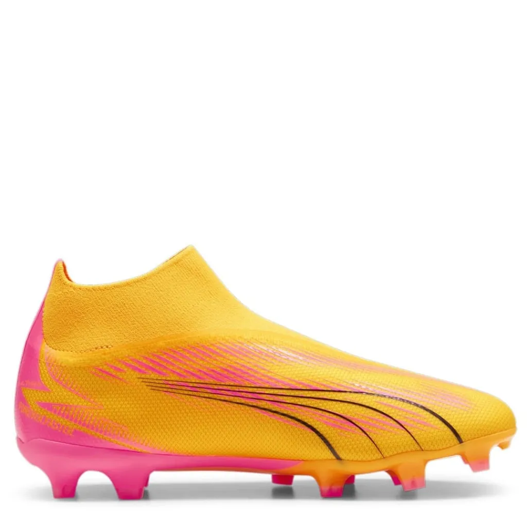 Football Boots*Puma Ultra Match Laceless Firm Ground Football Boots in Orange