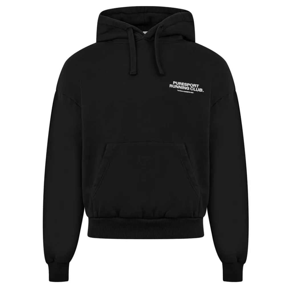 Fitness And Gymwear*Puresport Running Club Hoodie in Black