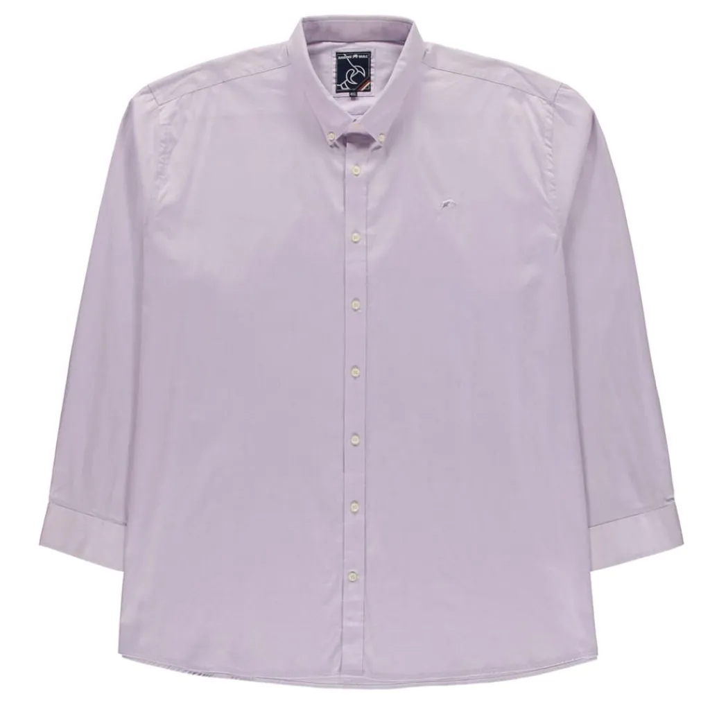 Shirts*Raging Bull Long Sleeve Regular Fit Shirt in Blue