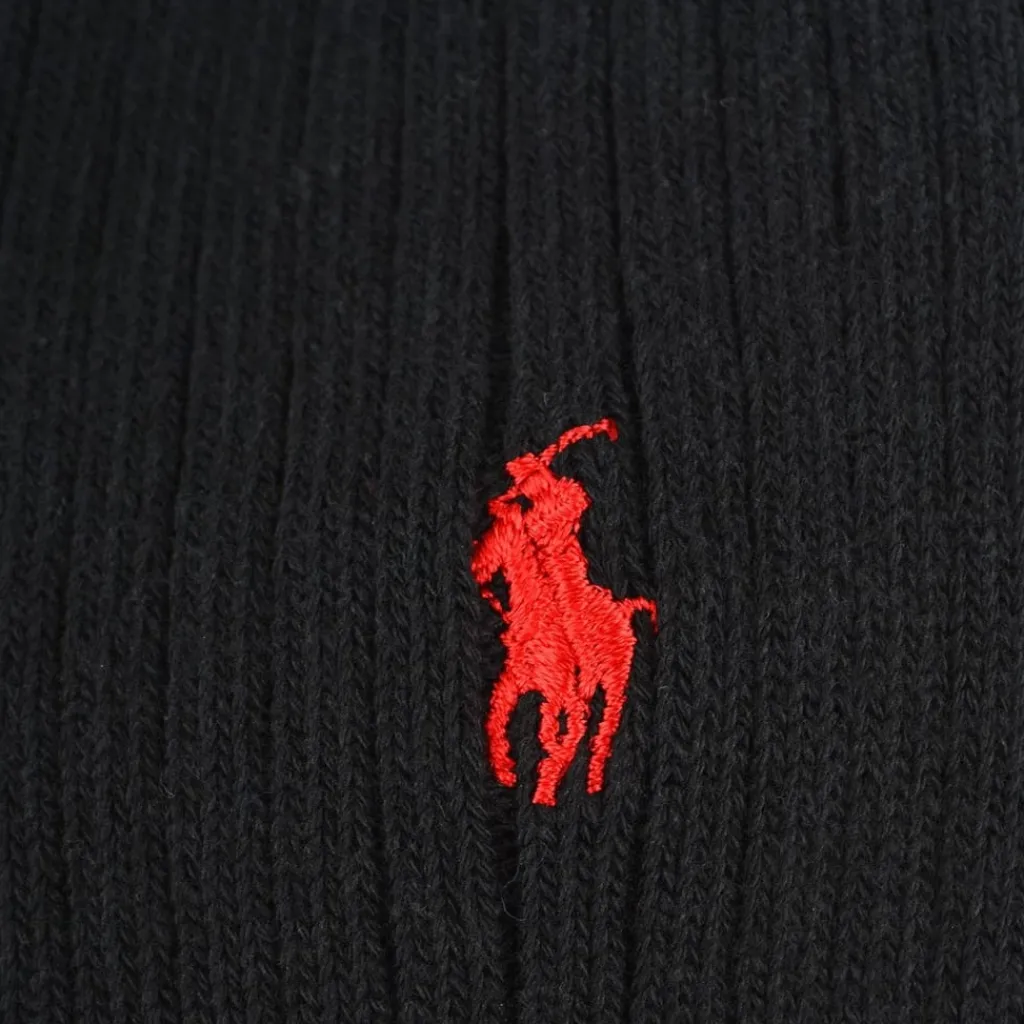 Underwear And Socks*Ralph Lauren Crew Socks in Black