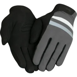 Gloves-Scarves-Umbrellas*Rapha Brevet Reflective Gloves in Black
