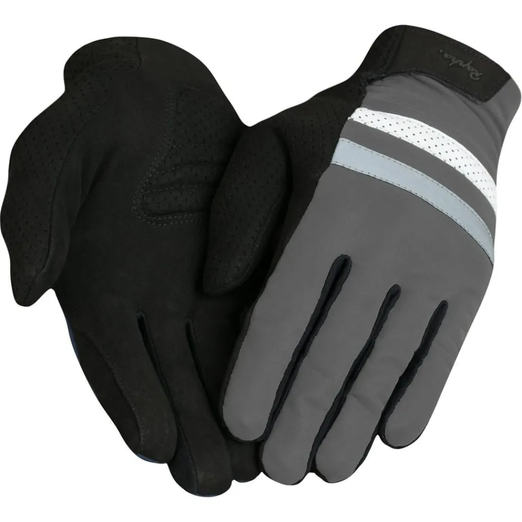 Gloves-Scarves-Umbrellas*Rapha Brevet Reflective Gloves in Black
