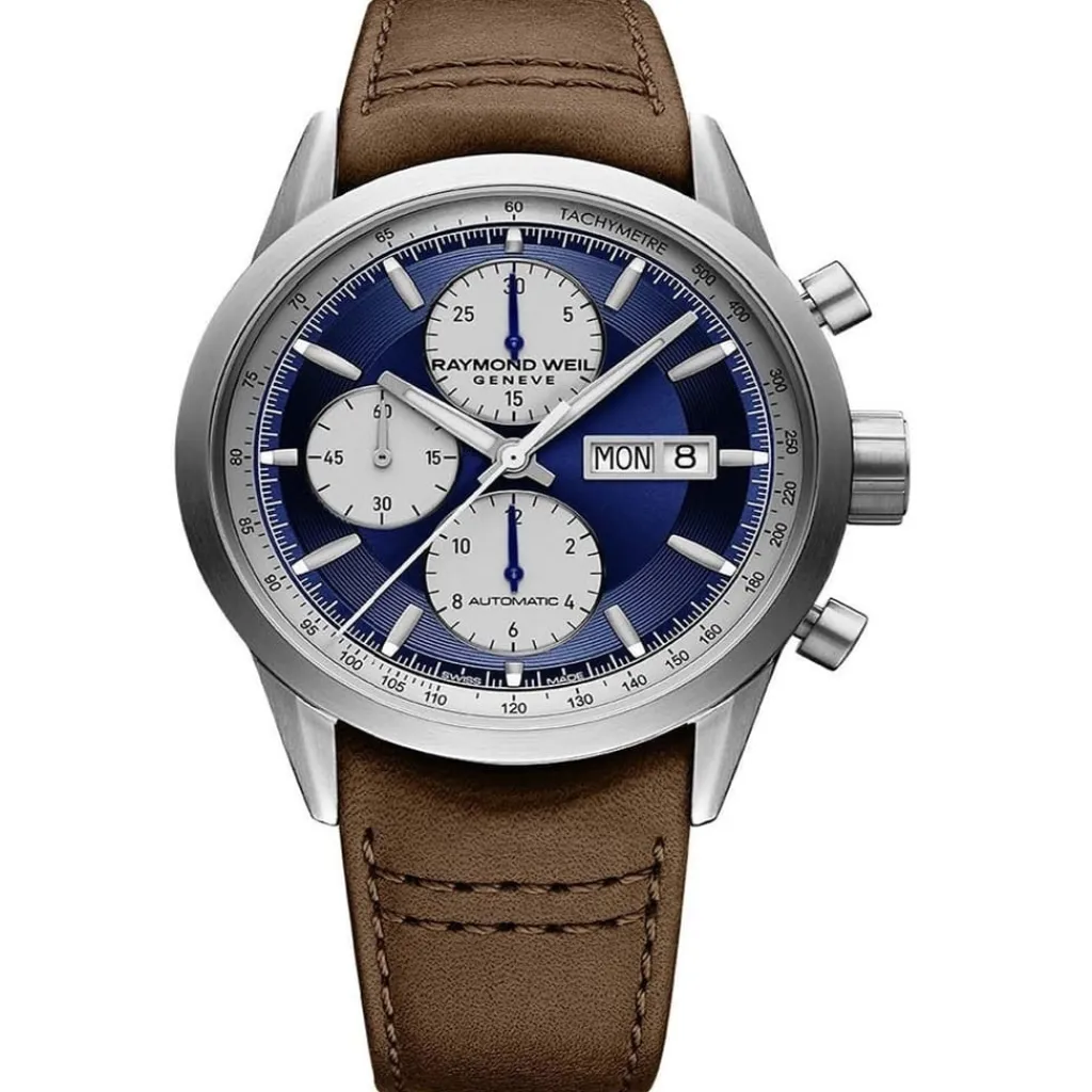 Jewellery-Watches*Raymond Weil Freelancer Watch in Brown