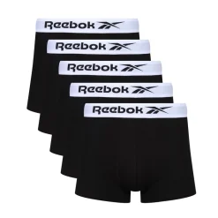 Underwear And Socks*Reebok Kawan 5 Pack Trunks in Black