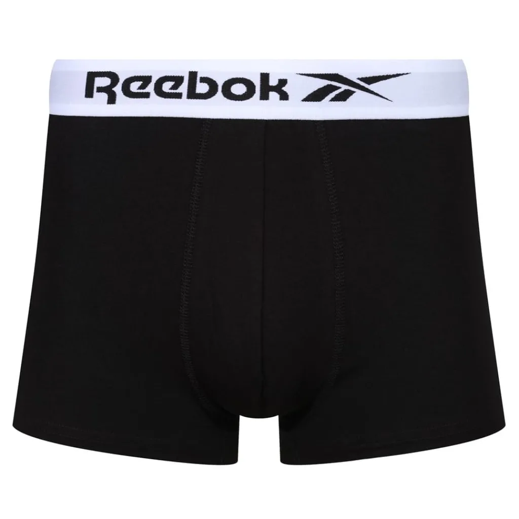 Underwear And Socks*Reebok Kawan 5 Pack Trunks in Black