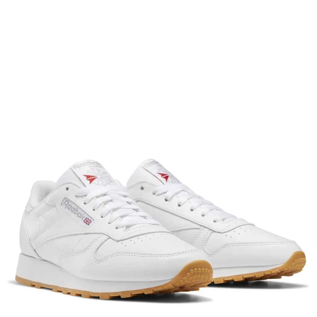 Trainers|Footwear*Reebok Mens Classic Leather Trainers in White
