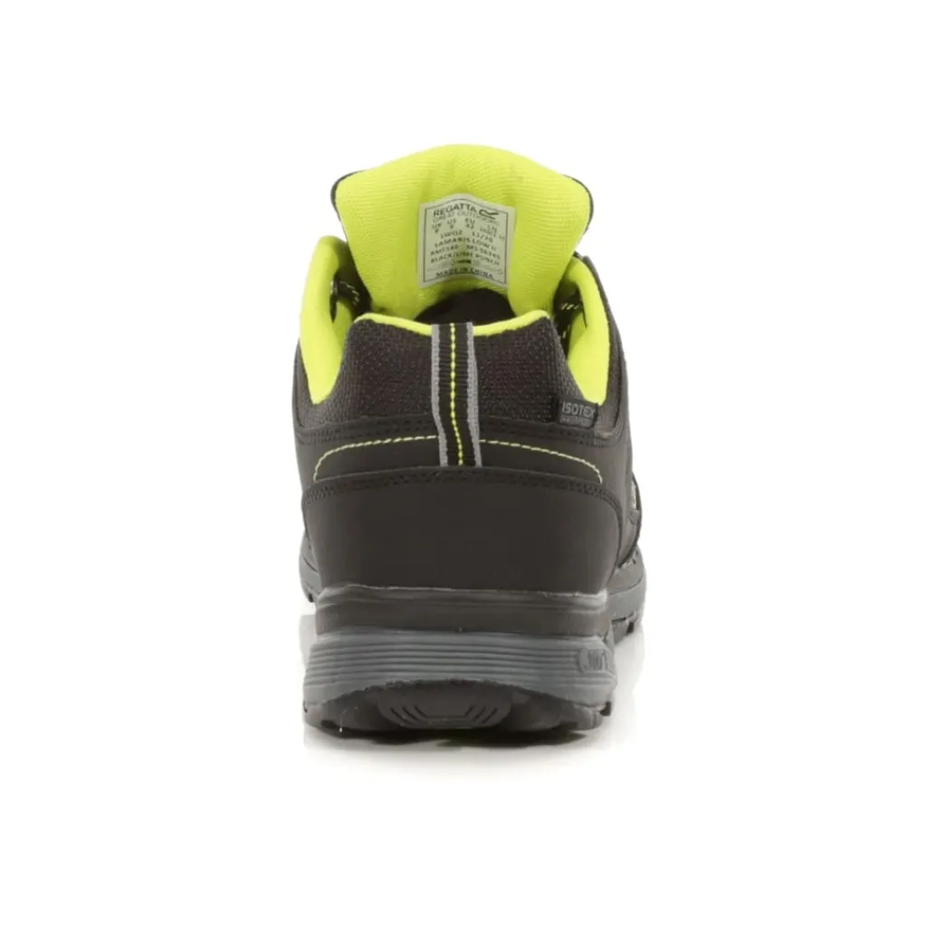 Shoes*Regatta Samaris Low Top Waterproof Walking Sneakers in Black