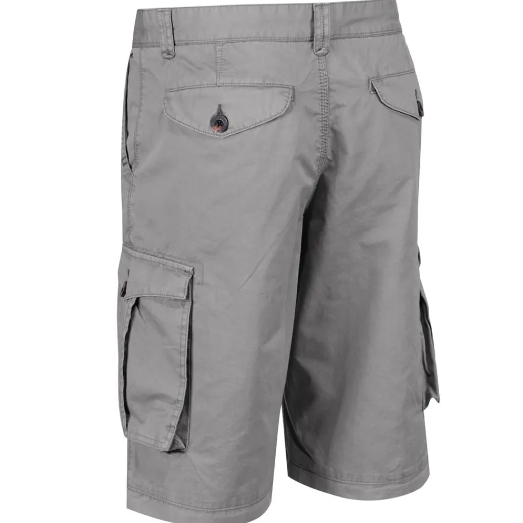 Shorts*Regatta Shorebay Vintage Look Cargo Shorts in Grey