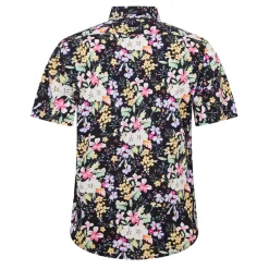 Shirts*Replay Floral Print Regular Fit Shirt in Black