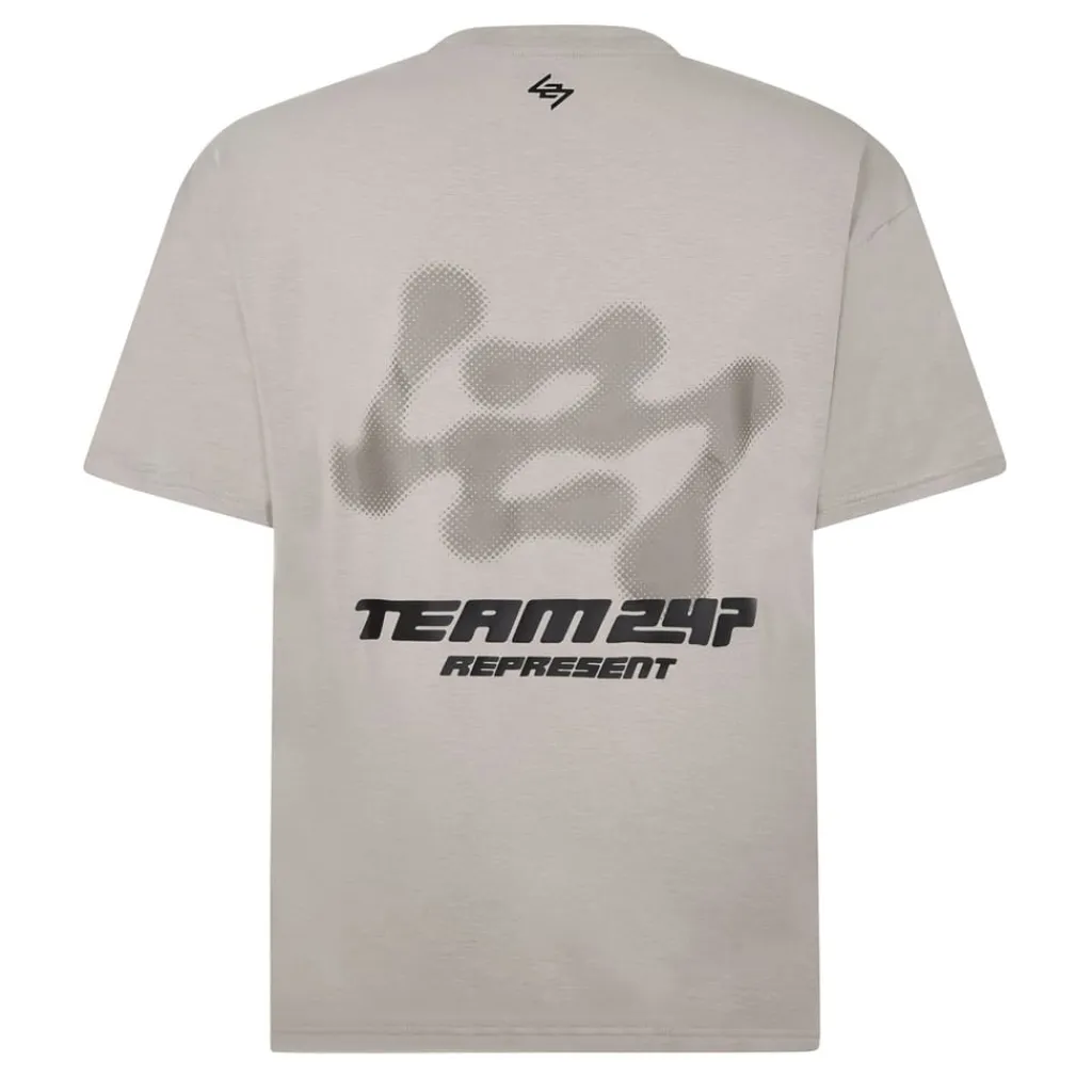 Fitness And Gym Tops*Represent 247 Future Terrains T-Shirt in Grey