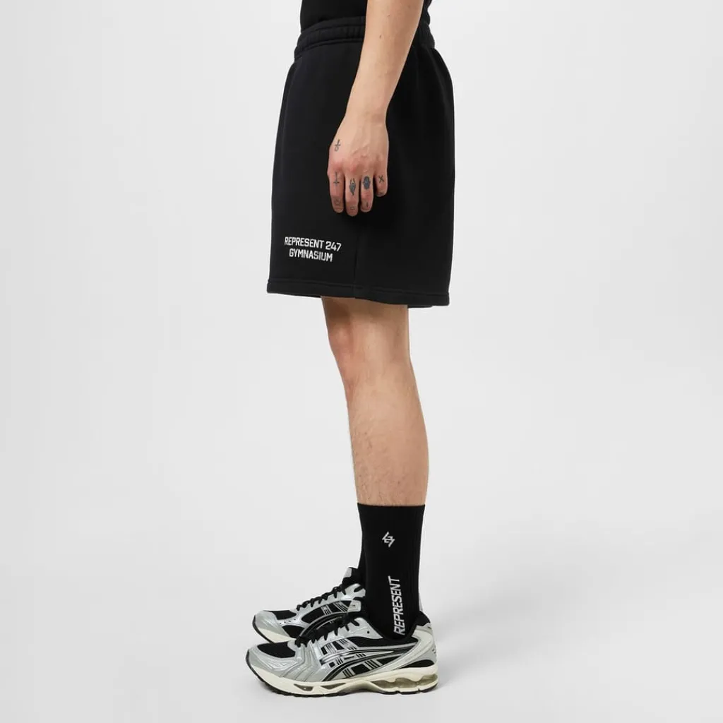 Fitness And Gym Shorts*Represent 247 Gymnasium Performance Shorts in Black