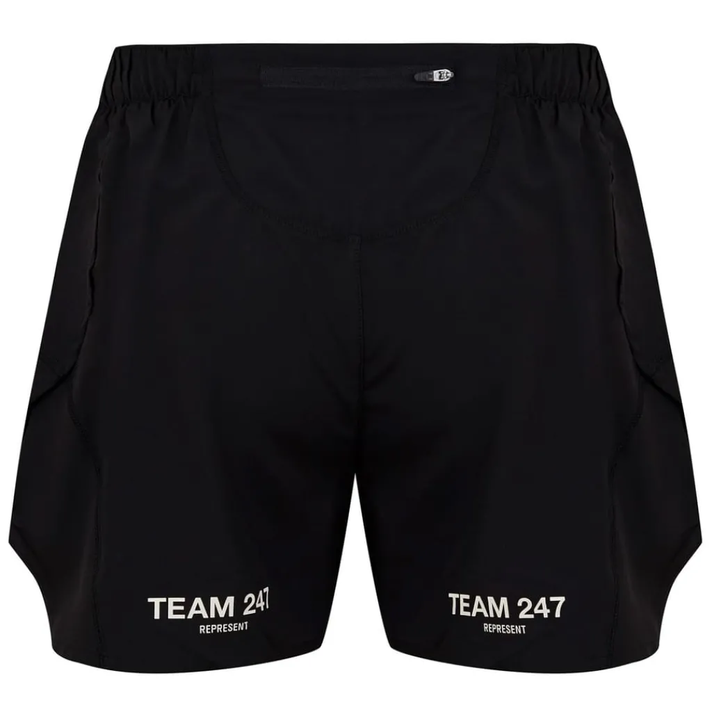 Fitness And Gym Shorts*Represent 247 R247 Race Athletic Shorts in Black
