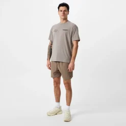 Fitness And Gym Shorts*Represent 247 Team 247 Fused Shorts in Brown