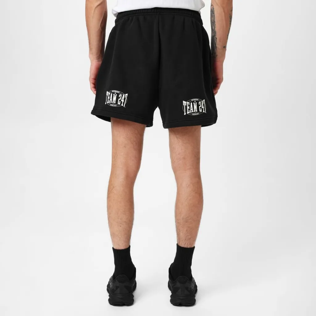 Fitness And Gym Shorts*Represent 247 X Everlast Team 247 Performance Shorts in Black