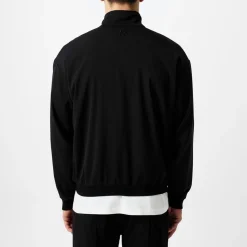 Tracksuits*Represent Initial Knitted Track Jacket in Black