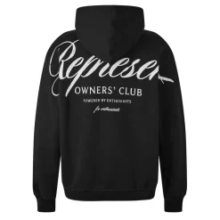 Hoodies*Represent Owners Script Hoodie in Black
