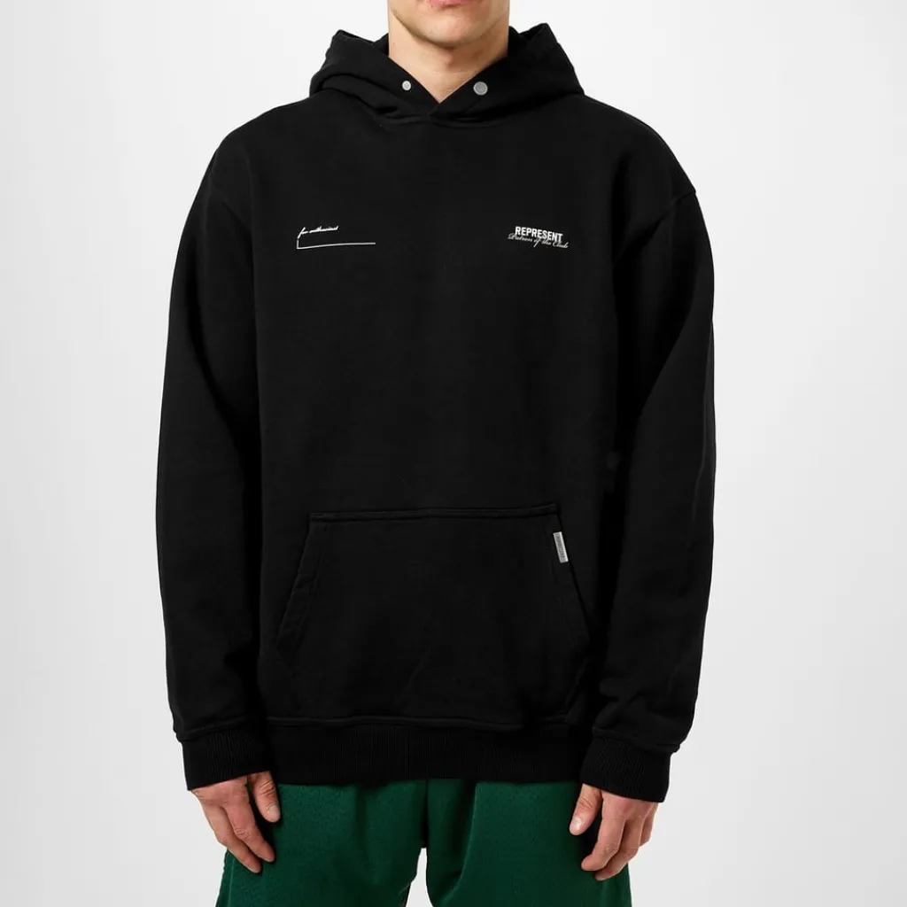 Hoodies*Represent Patron Of The Club Hoodie in Black
