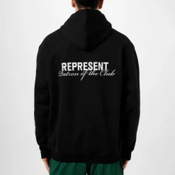 Hoodies*Represent Patron Of The Club Hoodie in Black