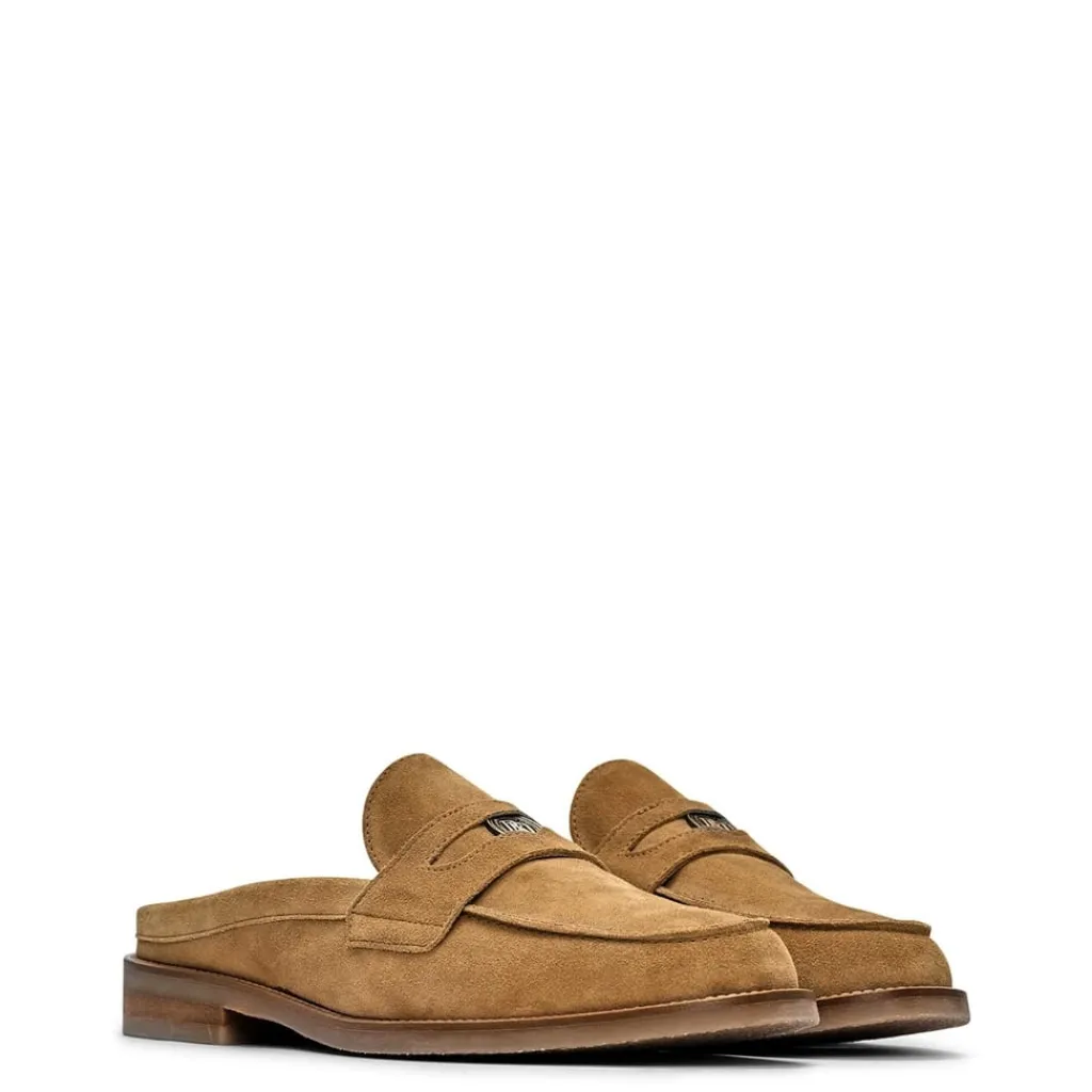 Shoes*Represent X Duke + Dexter Mules in Beige