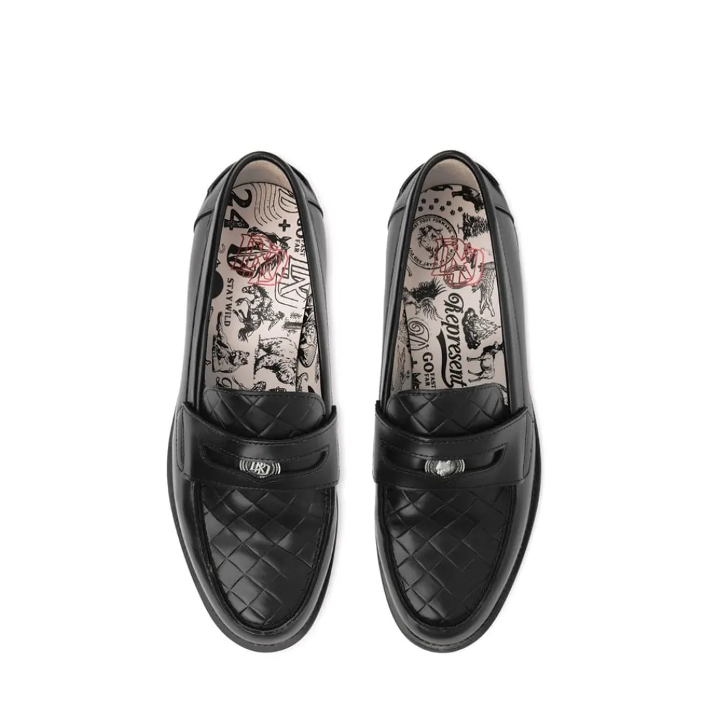 Shoes*Represent X Duke + Dexter Loafers in Black