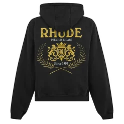 Hoodies*Rhude Cresta Hoodie in Black