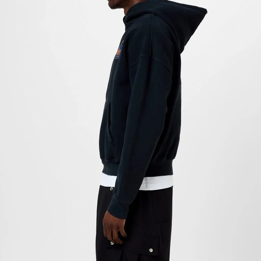 Hoodies*Rhude Grand Cru Hooded Sweatshirt in Black