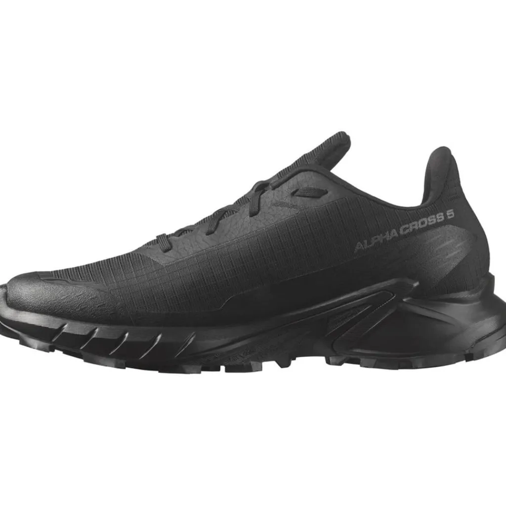 Outdoor Footwear|Shoes*Salomon Mens Alphacross 5 Trail Running Shoes in Black
