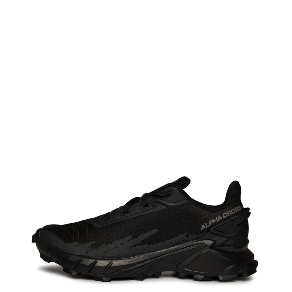 Outdoor Footwear|Shoes*Salomon Mens Alphacross 5 GorE-Tex Trail Running Shoes in Black
