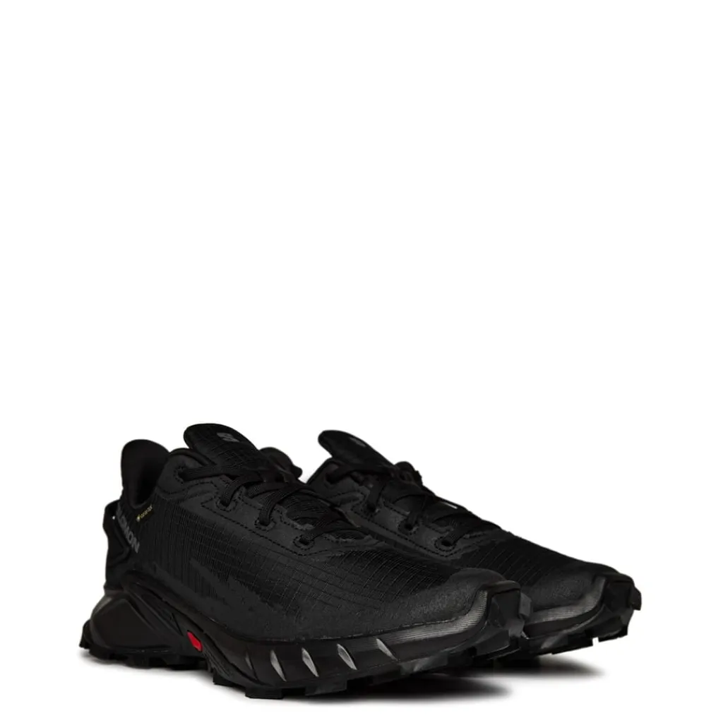 Outdoor Footwear|Shoes*Salomon Mens Alphacross 5 GorE-Tex Trail Running Shoes in Black