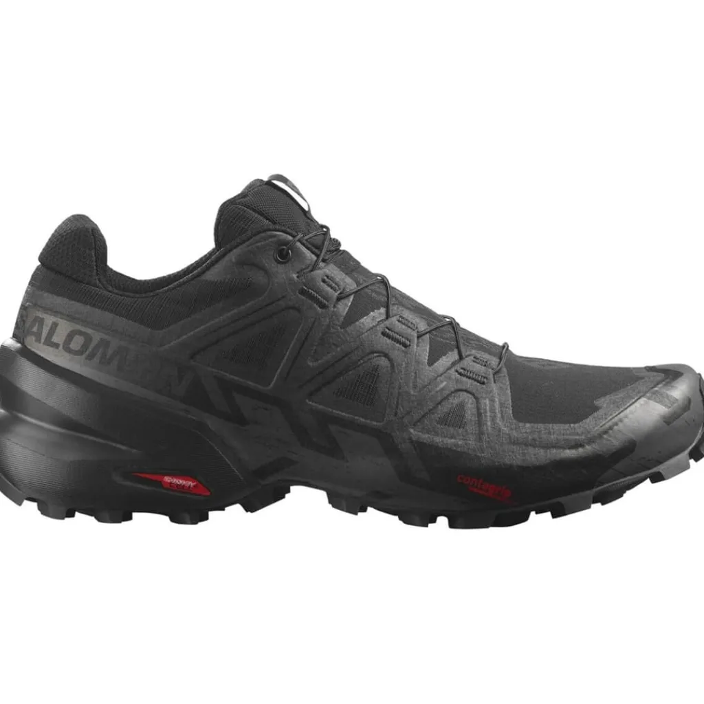 Fitness And Gym Footwear|Running Shoes*Salomon Mens Speedcross 6 Trail Running Shoes in Black