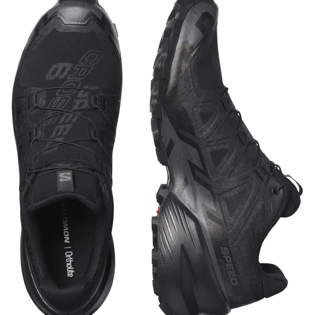 Fitness And Gym Footwear|Running Shoes*Salomon Mens Speedcross 6 Trail Running Shoes in Black