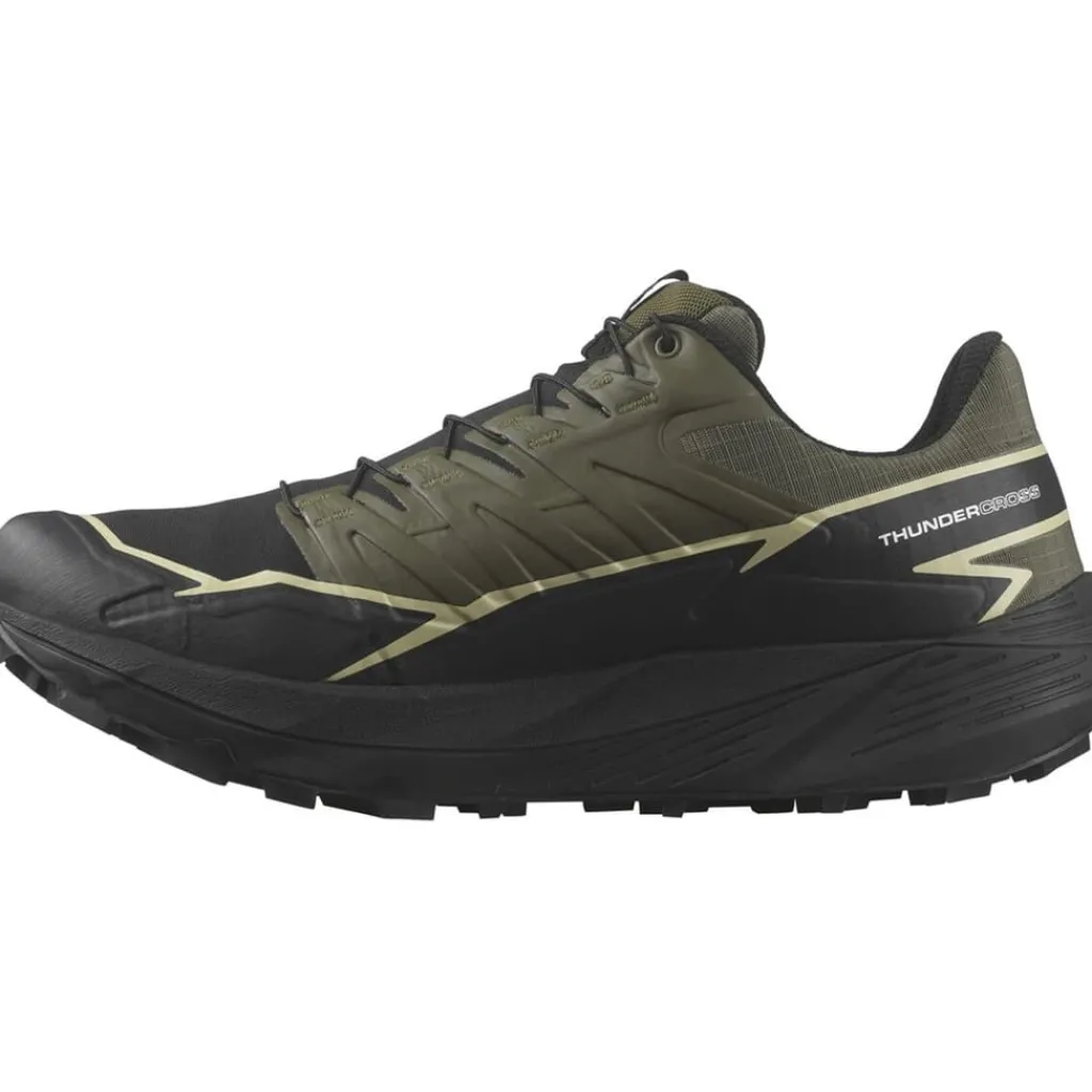 Fitness And Gym Footwear|Running Shoes*Salomon Mens Thundercross Gore Tex Trail Running Shoes in Green