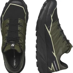 Fitness And Gym Footwear|Running Shoes*Salomon Mens Thundercross Gore Tex Trail Running Shoes in Green