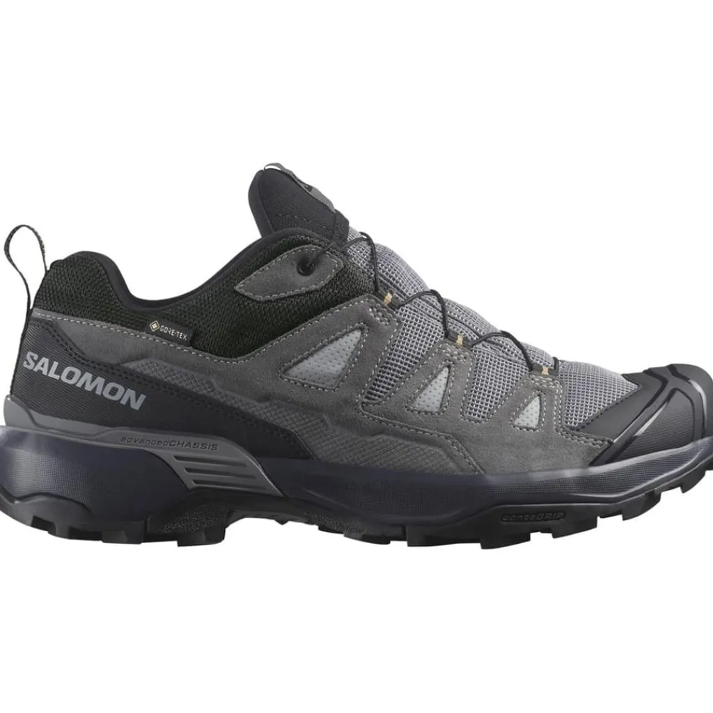 Shoes*Salomon X Ultra 360 Leather Gore-Tex Sneakers in Black