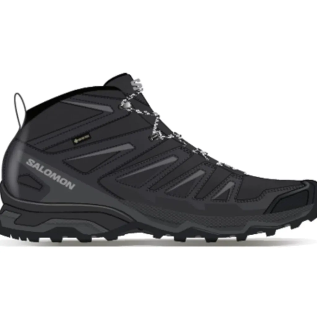 Boots*Salomon X Ultra Prime 2 Mid GorE-Tex Black Asph in Black