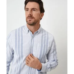 Shirts*Saltwell Shirt Lslv in Blue
