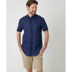 Shirts*Saltwell Shirt Sslv in Blue