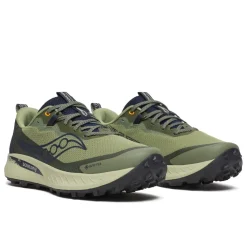Running Shoes|Fitness And Gym Footwear*Saucony Mens Peregrine 15 Gore Tex Running Shoes in Green